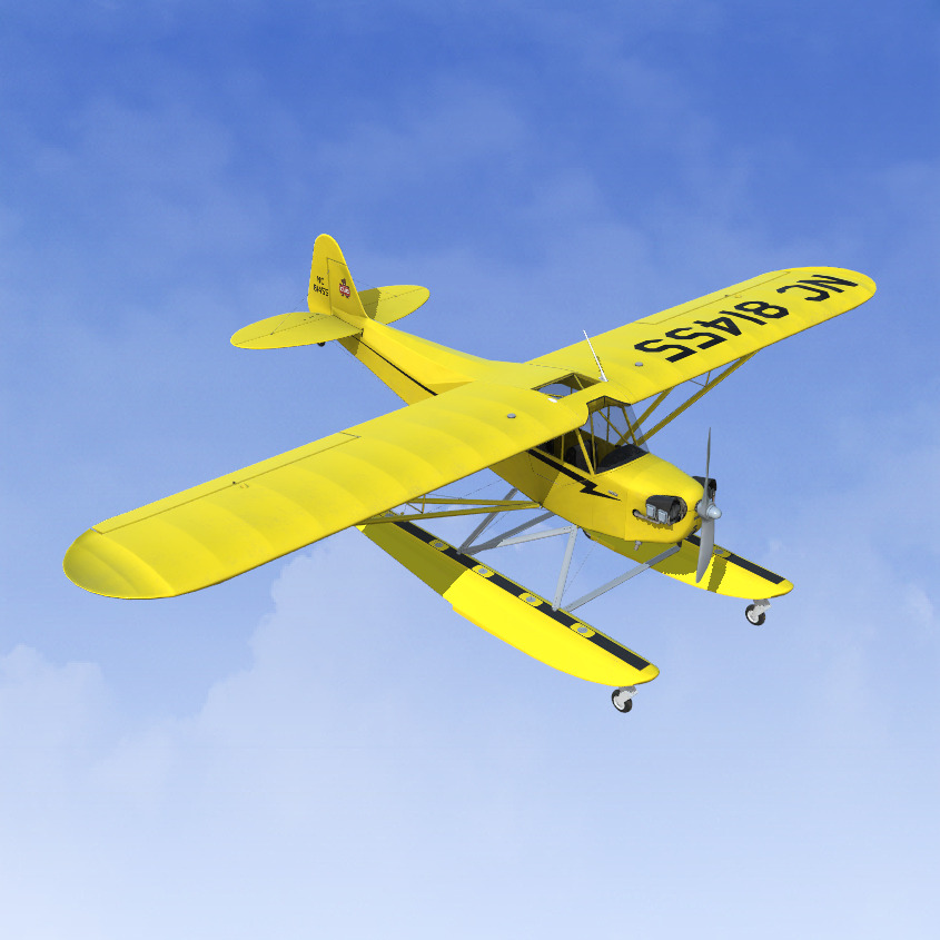 Piper Cub Float Plane
